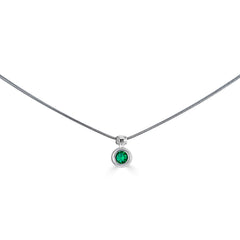 8151 - 5mm Pendant, Sterling Silver
