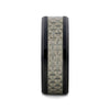 MYSTIQUE White Carbon Fiber Ceramic Ring