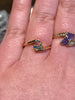 14kt Trillion Boulder Opal Doublet Ring