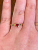 14kt Trillion Ruby Stacker Ring