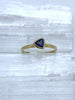 14kt Trillion Sapphire Stacker Ring