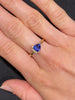 14kt Tanzanite Ring with Diamond Accents
