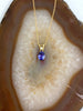 14kt Tanzanite Pendant with Diamond Accent