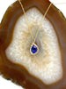 14kt Iolite and Diamond Accent Pendant