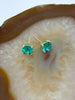 14kt Lab-Grown Paraiba Garnet Earrings