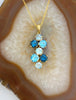 14kt "Shades of Blue" Pendant