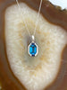14kt Londond Blue Topaz Accented Pendant