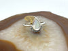 14kt Moonstone and Teal Sapphire Accented Ring