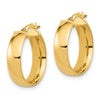 Leslies 14K Polished Hoop Earrings