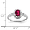 Synthetic Ruby Ring