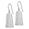 Leslies Sterling Silver Radiant Essence Shepherd Hook Earrings