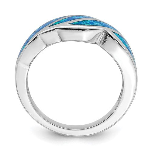 Flower Ring (Size 7.5) w/Opal Inlay – The Crafty Cooper