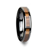 ZEBRANO Black Ceramic Ring