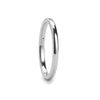 ARLINGTON Domed White Tungsten Ring